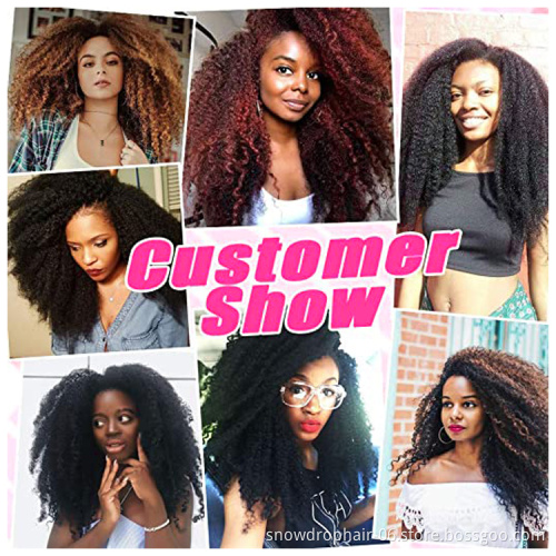 Julianna High Quality Synthetic Crochet Hair Extensions Marley Twist Afro Kinky Braiding Marley Hair